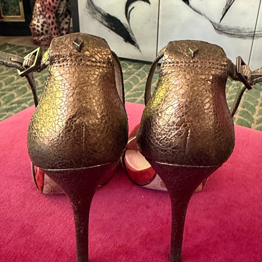 Sam Edelman Leopard Print Heels - Picture 4 of 8